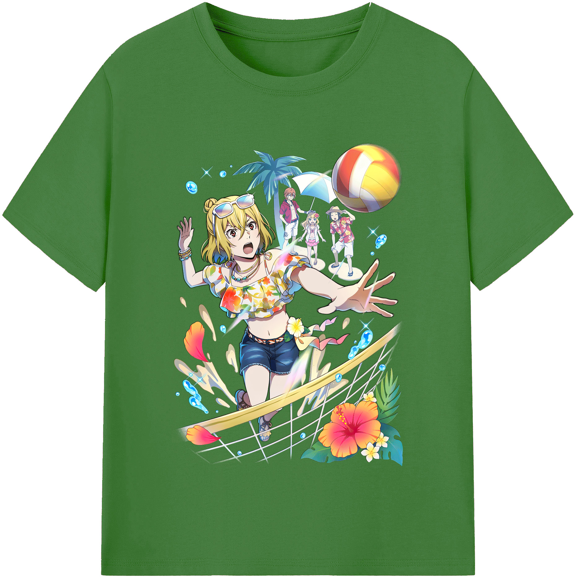 （画像用） 文豪ストレイドッグス Bungo Stray Dogs レディースカジュアルプリントTシャツ（綿100％）